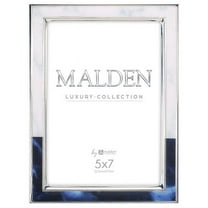 Malden 5x7 Blue & White Marbled Metal Frame