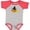 Heather and Red, variant on Inktastic Funny Goldfish with Shark Fin Boys or Girls Baby Bodysuit