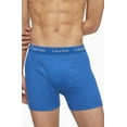thumbnail image 2 of Men's Calvin Klein 3-Pack Cotton Classics Boxer Briefs Color: Medieval Blue Minnow Size: L, 2 of 4