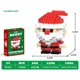 thumbnail image 4 of Serie de vacaciones navideñas, juego de bloques de construcción de muñeco de nieve, juguete educativo, modelo decorativo, regalo para niños, 4 of 5
