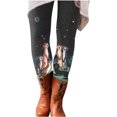 thumbnail image 2 of Puntoco - Pantalones de mujer con estampado casual, cintura media, pantalones largos sueltos, pantalones de yoga Puntoco Puntoco-6624, 2 of 5