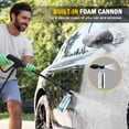 thumbnail image 5 of 2100 PSI Electric Pressure Washer, 1.2 GPM Portable Power Washer with 360° Rotating 5-in-1 Nozzle, Foam Cannon, and Car Wash Kit. Ideal for Cars, Fences, Driveways, Patios, and Home Cleaning, 5 of 9