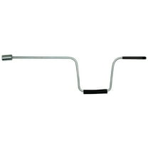 BAL 20037 Swivel Hex Drive Handle – Manual Crank for RV Stabilizer Jacks – Swivel Forged 3/4" Socket, Zinc-Plated, Black Rubber and Plastic Hand Grips