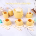 thumbnail image 2 of Juego de té de juguete MCGMITT de silicona para fiestas de té, 15 unidades, para niños de 3 a 6 años, 2 of 9