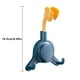 thumbnail image 4 of Bearachild Soporte de cabezal de ducha Ventosa de plástico Soporte de cabezal de ducha Montaje de baño ajustable de 360 ° Juegos de accesorios de baño Amarillo, 4 of 6