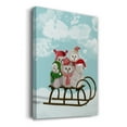 thumbnail image 3 of Christmas Christmas Owl Sled- Gallery Wrapped Canvas, 3 of 9