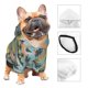 thumbnail image 3 of Fotbe Hawaiian Style Sudadera con Estampado para Perros Pequeños – Suéter con Capucha para Mascotas, Tela Suave de Forro Polar con Bolsillo-Small, 3 of 7