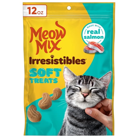 Meow Mix Irresistibles Cat Treats, Soft With Salmon