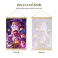 thumbnail image 2 of Hanging Poster Ninjago Wall Canvas Artwork With Wooden Frame Scroll Painting 12"x18", 2 of 7