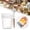 D, variant on Oats Containers With Lids And Spoon Glass Oats Containers Breakfast Containers Oats Jars For Yogurt Chia Meal Prep,Airtight Food Storage Containers