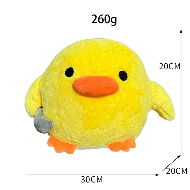 NEW Duck Holding Knife Plushie Cute Plush Duck with a Knife Funny Soft Duck with Knife