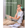 thumbnail image 6 of Mpow BH297B Kids Headphones with Microphone, 85/94dB Volume Limit, Green, 6 of 15