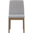 thumbnail image 3 of Manhattan Comfort Chaise d'Appoint Catherine Rembourrée en Gris, 3 of 5