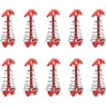 thumbnail image 1 of Clous de Fixation en Alliage d'Aluminium en Forme d'Échelle de Poisson pour camping en Plein Air (A, style) 10 Pcs, 1 of 5