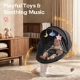 thumbnail image 5 of HARPPA Electric Baby Swing, Infant Swing with Remote Control, 5 Sway Speeds, Black, 5 of 8