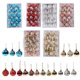 thumbnail image 3 of 15Pcs Hanging Ball Christmas Baubles Ornaments Set Tree Pendants Decoration Gift Balls, 3 of 6