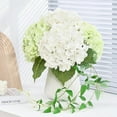 thumbnail image 4 of Hydrangea Artificial Flowers, Latex Real Touch Hydrangeas Lifelike Large Hydrangea Flowers for Home Decor Party Arrangements Wedding Bouquets Centerpieces (White), 4 of 5
