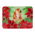 thumbnail image 1 of Carolines Treasures CK1354RUG Cocker Spaniel Tapis en Mousse à Mémoire de Forme Lavable en Machine Poinsettas, 1 of 4
