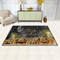 thumbnail image 2 of FREEAM Halloween Pumpkin Skull Non Slip Area Rug for Living Dinning Room Bedroom Kitchen, (20 x 31 Inch), Halloween Holiday Nursery Rug Floor Carpet Yoga Mat, 2 of 6
