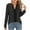 Black#1, variant on Xuniizn Blouses for Women, Floral Printed V Neck Long Sleeve Business Casual Tops, Soft Cozy Loose Dressy Work Blouses, S-2XL