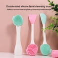 thumbnail image 5 of 2 in 1 Silicone Facial Cleansing Brush Face Cleansing Instrument Mud Mask Remover Brush Facial Mask Scraper Makeup Remover Brush, 5 of 10