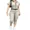 Brown, variant on Jumpsuits for Women Solid Color Short Sleeve Turn Down Collar Casual Zip Up Jumpsuits Pocket Design Cargo Romper Brown-S
