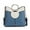 Denim Blue, variant on MKF Collection Kylie Women's Top Handle Vegan Leather Satchel Crossbody Handbag by Mia K. - Coffee