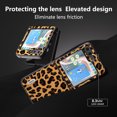 thumbnail image 5 of Case Compatible with Samsung Galaxy Z Flip 5, Luxury Leopard Design Non-Slip + Shockproof Rugged PC Frame Drop Protective Ultra Slim Phone Case Cover for Samsung Galaxy Z Flip 5, Gold, 5 of 6