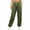 Army Green(Womens Pants), variant on Jogger Sweatpants for Women High Waisted Paneled Seam Drawstring Cuffed Ankle Soft Loose Lounge Pants with Pockets