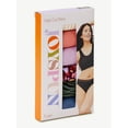 thumbnail image 2 of Joyspun Women's Cotton Hi Cut Bikini Panties, 6-Pack, Sizes S to 2XL, 2 of 4