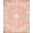 Peach, Pattern 20, variant on Design&I 8'x10' Washable Area Rug Extra Large Skid-Resistant Low Profile Bordered Vintage Medallion With Ornate Scrollwork And Decorative Trim for Living Room, Family