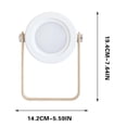 thumbnail image 3 of Small Lamp Telescopic Portable LED Desk Lamp USB Rechargeable 1200mAh Battery 18-Hour Runtime White Folding Night Light(1Pcs) Rkxzt, 3 of 7