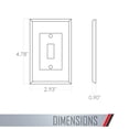 thumbnail image 3 of WALLPLATE TOGGLE COVR 1G (Pack of 1), 3 of 6