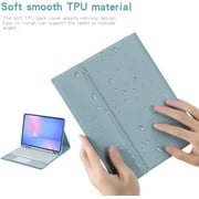 Touch Keyboard Case for Samsung Galaxy Tab S10 FE/ S9 FE 5G 10.9 Inch/Tab S9 11 Inch, with Pencil Holder - Magnetically Detachable Touch Bluetooth Keyboard