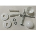 thumbnail image 6 of Three Inch Stainless Steel Toilet Floor, Wood Screws With Plastic Toilet Caps, 6 of 6