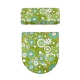 thumbnail image 5 of HELLHERO Bathroom Seat Covers with Stretch Set of 2 Toilet Seat Cover U-Shaped for Fits All Toilet Shapes, Pop Art Floral, 5 of 8