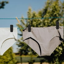 Masteelf MLINS 40pcs Hanger Clips for Plastic Hangers Multi Purpose Pants Clothes Shorts Hats Socks Hangers Finger Clips