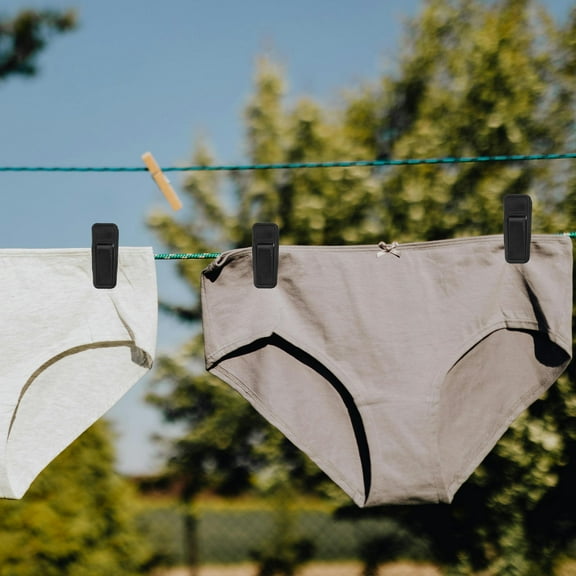 Masteelf MLINS 40pcs Hanger Clips for Plastic Hangers Multi Purpose Pants Clothes Shorts Hats Socks Hangers Finger Clips