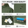 thumbnail image 4 of MERIDIANO Men's Hooded Packable Windbreaker Converts to Sling Bag Lightweight Water Resistant Nylon Jacket, 4 of 11