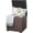 Brown, variant on 88 Gallon Wicker Deck Box, Indoor/Outdoor Storage Box for Patio Cushions, and Gardening Tools- Resin Rattan Patio Cushion Storage Bin, Brown