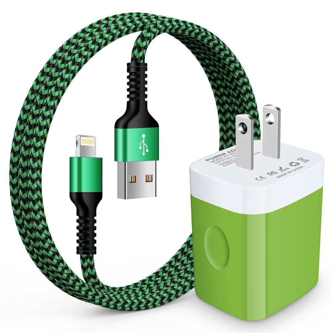 iPhone Charger,Charger Block with Lightning Cables 3ft Charging Cords