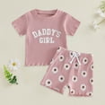 thumbnail image 2 of Toddler boys and girls summer clothes 6 12 18 24 months 2T 3T 4T short sleeves shirt tops & casual shorts outfit set Red 2-3 Years, 2 of 4