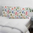 thumbnail image 3 of Christmas Tree Pillow Covers, Linen Long Throw Pillow Case, Xmas Trees Winter Botanical Abstract Holiday Pillow Protector Decorative Cushion Cover for Living Room/Bedroom 12" x 20", 3 of 8