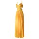thumbnail image 5 of Txlixc Vestido largo para mujer, correa de espagueti, sin mangas, sin espalda, con cuello en V y plisado Txlixc Moda, 5 of 10
