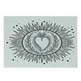 thumbnail image 1 of Alchemy Cutting Board, Sketch Graphic of Flourish Heart Centered Sun Abstract Art, Decorative Tempered Glass Cutting and Serving Board, in 3 Sizes, by Ambesonne, 1 of 2