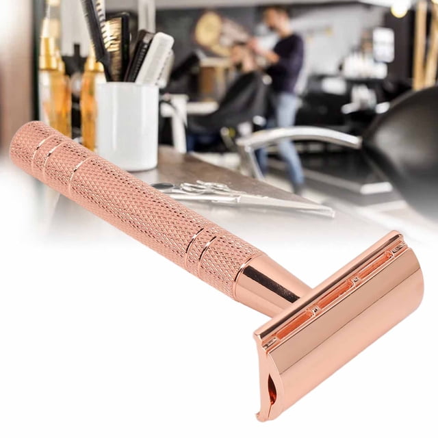 Double Edge Manual Clipper Manual Clipper Handle Men Clipper Handle Clipper Handle Beard Clipper Handle Double Edges Washable Manual Beard Trimming Cutter For Men