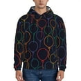 thumbnail image 2 of Bingfone Colorful Balloons Men'S Drawstring Hoodie Long Sleeve Pocket Sweatshirts-4x-Large, 2 of 9