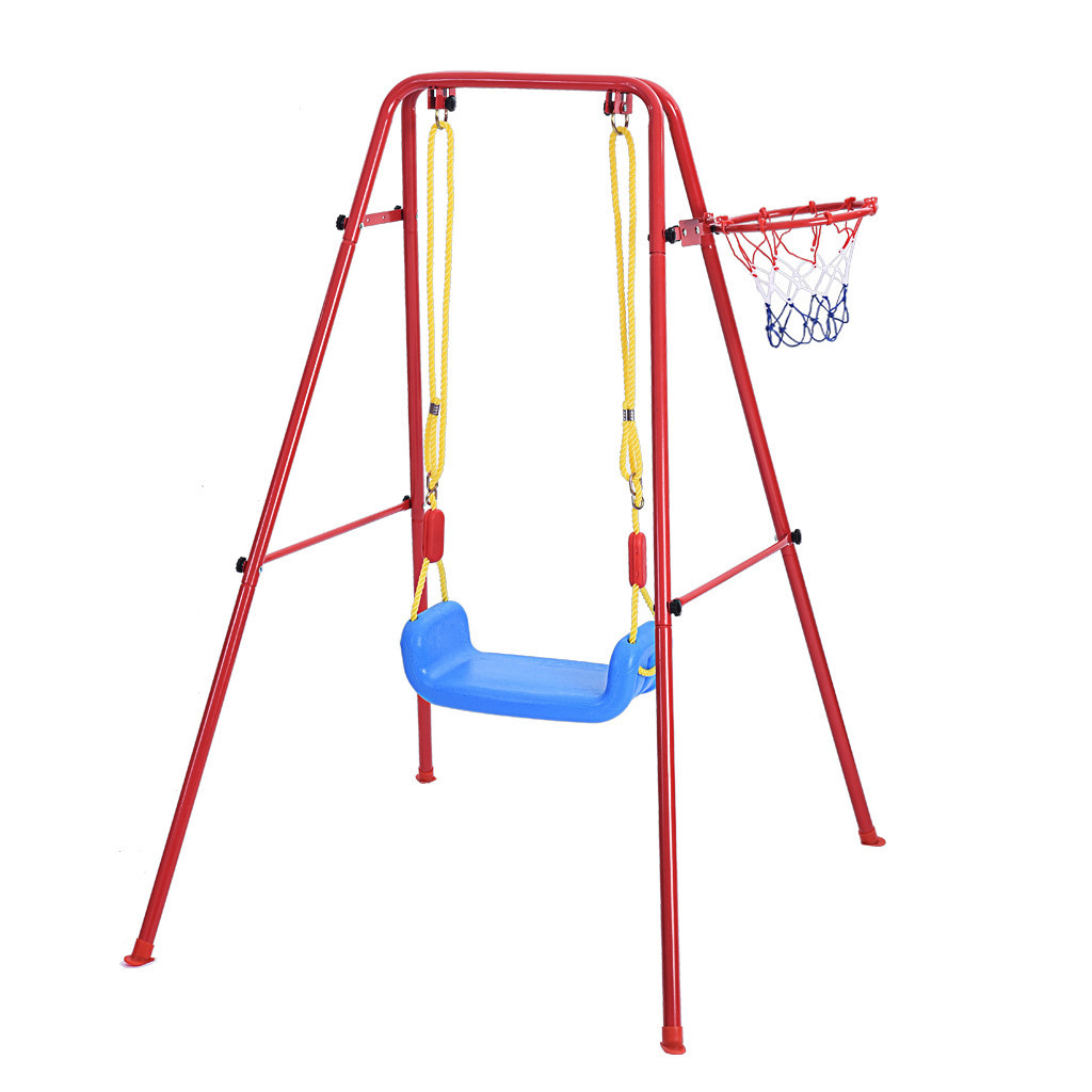 snorda Children's Toys Swing Basketball Combination Swing Set Indoor