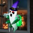 thumbnail image 3 of Patiojoy Inflatable Ghost Broke Out from Window Blow Up Decorations with Built-in LED Lights 3 Suction Cups Halloween Inflatable Prop, 3 of 10