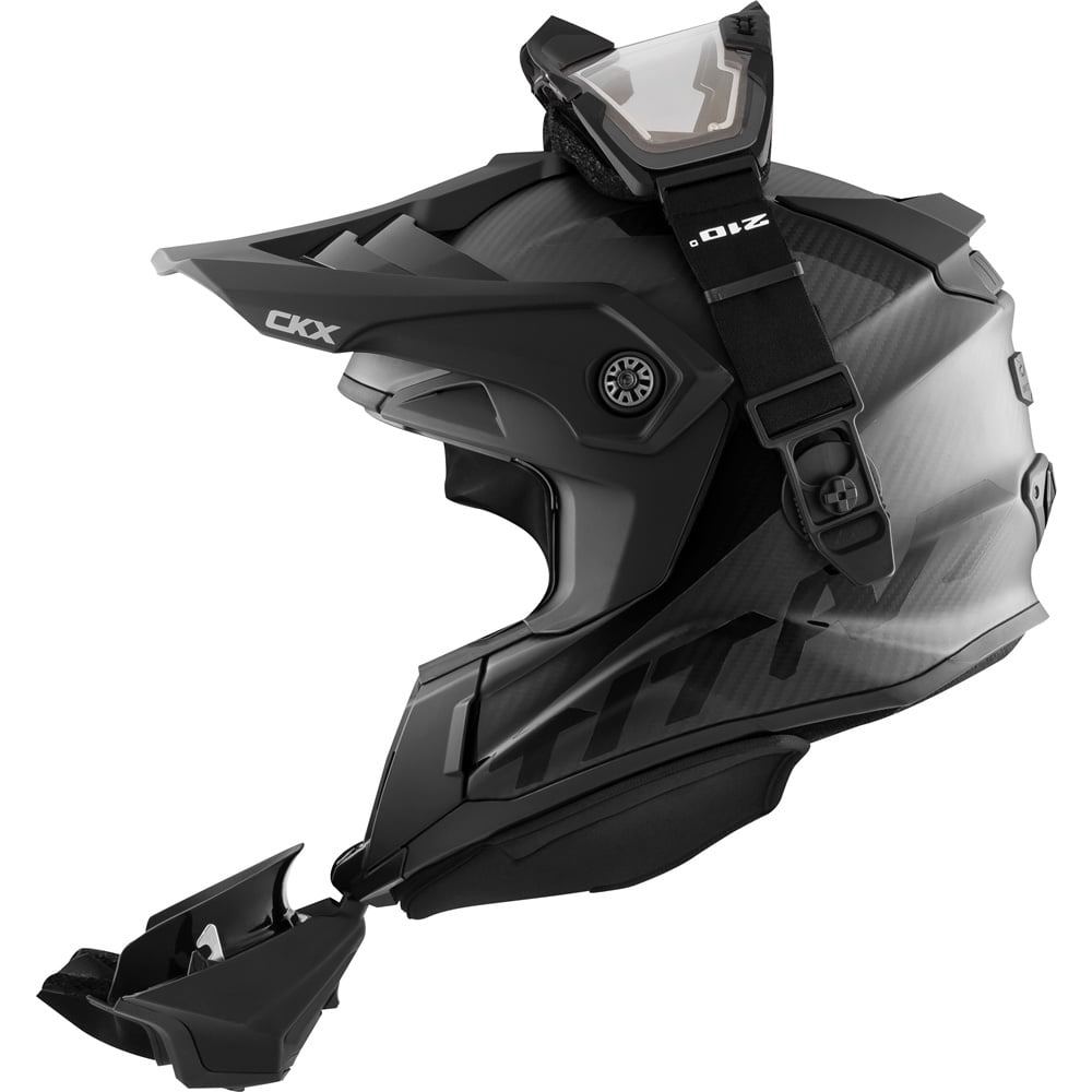 CKX Titan Original Full Face Snowmobile Helmet Carbon Gray 512604